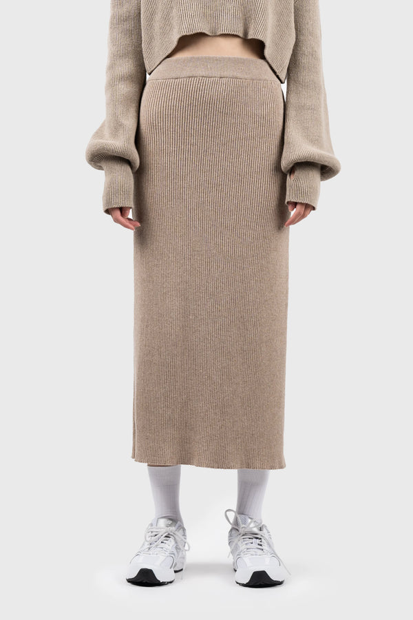 nu in KNITTED MIDI SKIRT