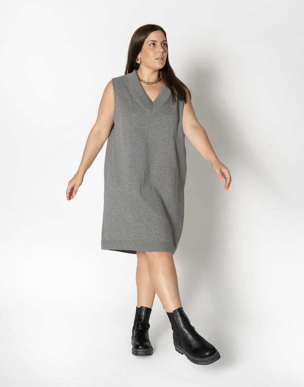Nu In KNITTED VEST MINI DRESS