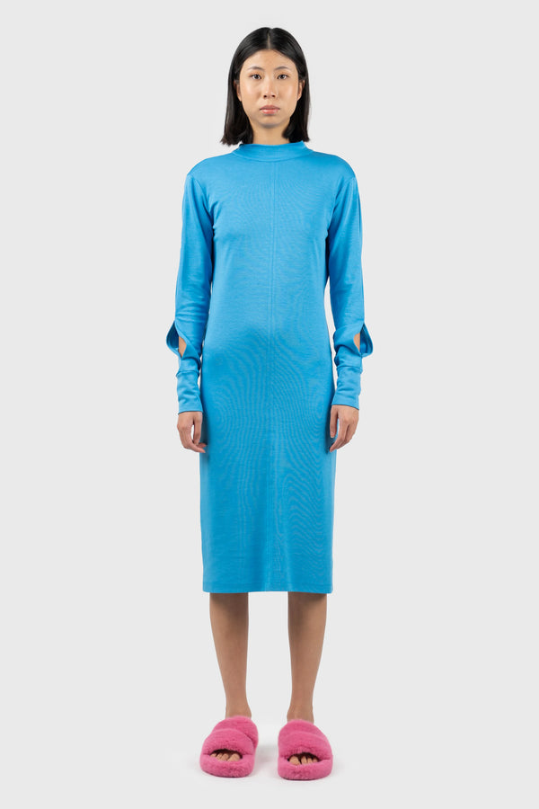 nu in KNOTTED BACK LONG DRESS