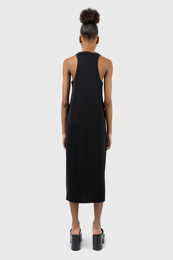 Nu In LOGO HALTERNECK MIDI DRESS