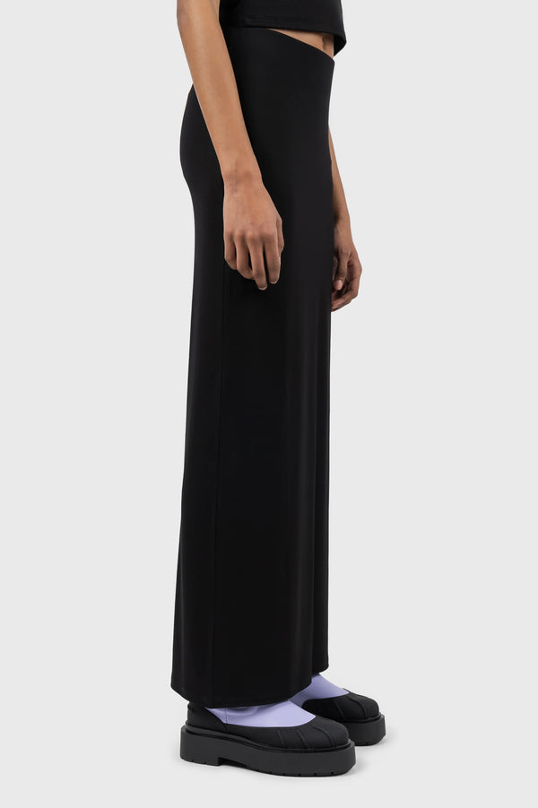 Nu In LOW RISE JERSEY COLUMN MAXI SKIRT