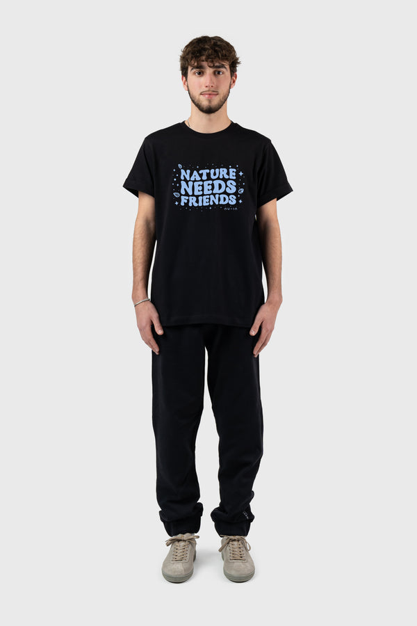 Nu In NATURE FRIENDS ROLL-UP SLEEVES T-SHIRT