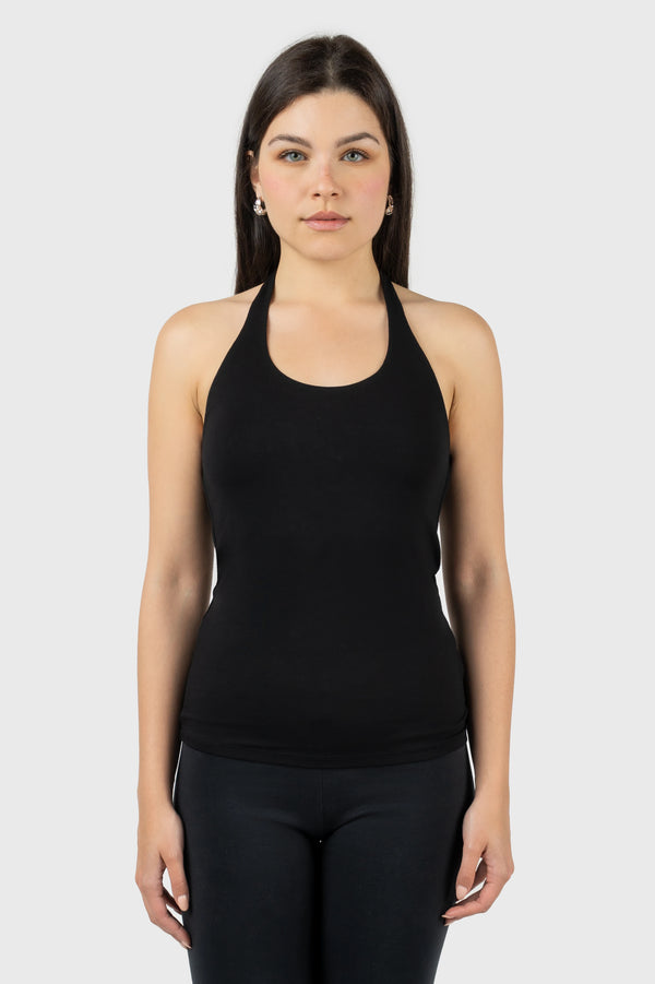 Nu In OPEN BACK HALTERNECK TOP