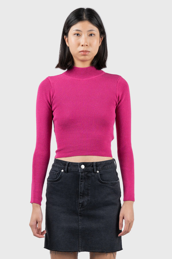 Nu In OPEN BACK KNIT TOP