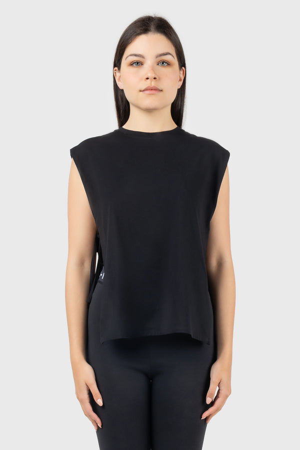 Nu In OPEN SIDE TIE TANK TOP