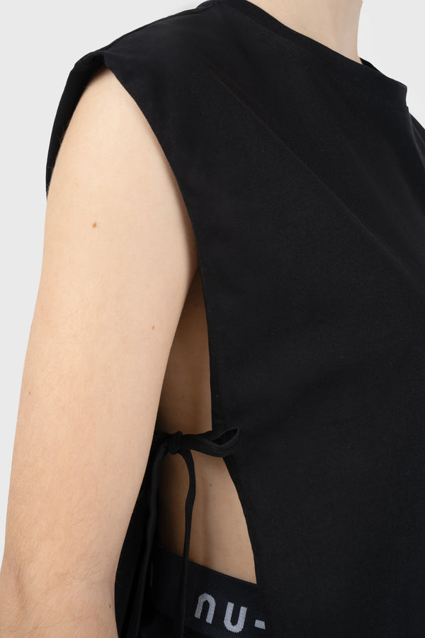 Nu In OPEN SIDE TIE TANK TOP