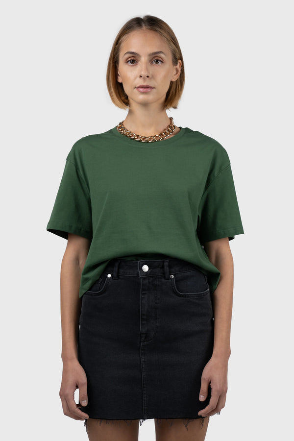 Nu In OVERSIZE DROPPED SHOULDERS CROPPED T-SHIRT