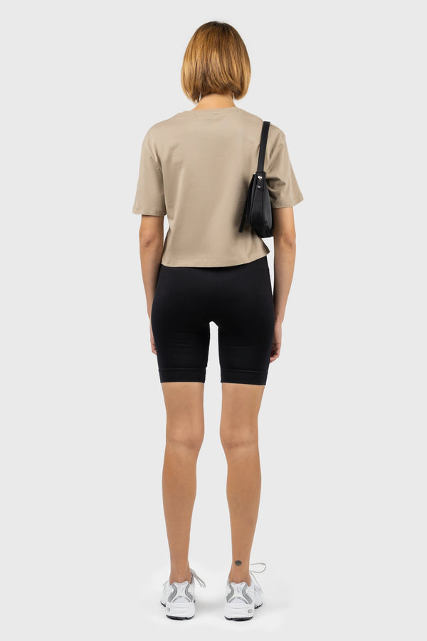 Nu In OVERSIZE DROPPED SHOULDERS CROPPED T-SHIRT