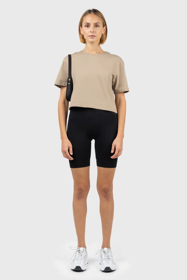 nu in OVERSIZE DROPPED SHOULDERS CROPPED T-SHIRT