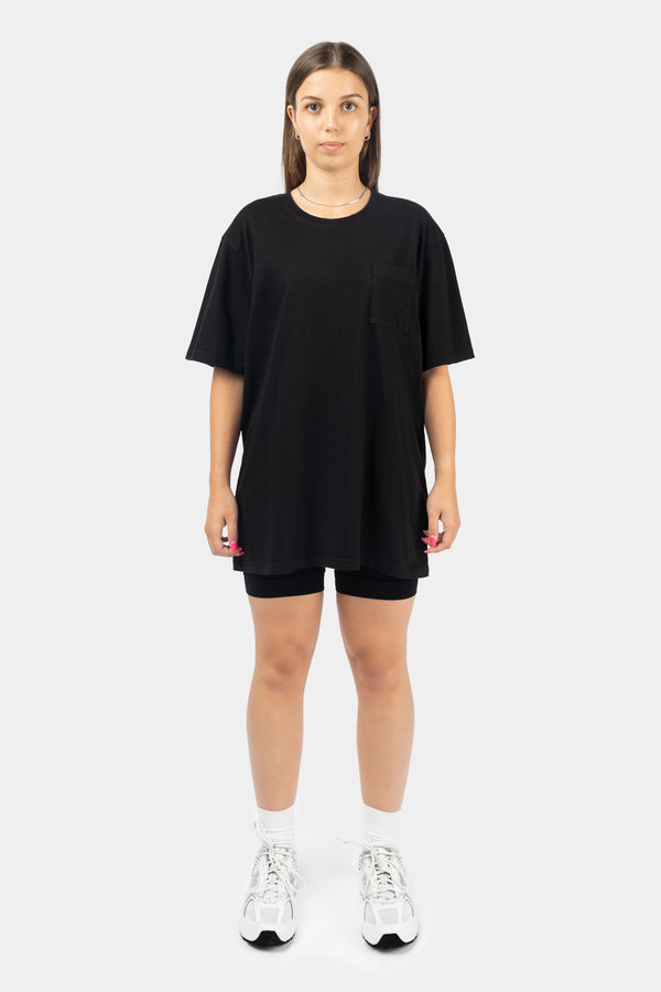 nu in OVERSIZED 3/4 SLEEVE POCKET T-SHIRT