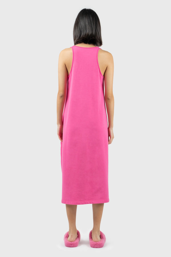 Nu In PINK HEAVYWEIGHT JERSEY DRESS