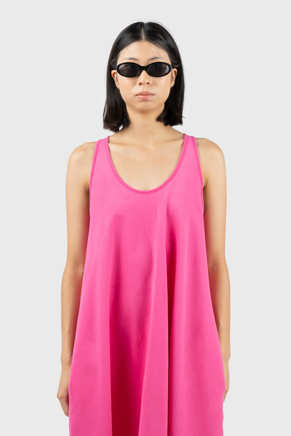 Nu In PINK HEAVYWEIGHT JERSEY DRESS