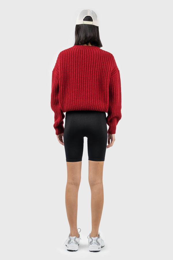 Nu In RECYCLED CHUNKY KNIT SWEATER