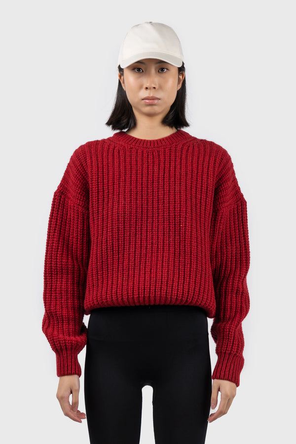 Nu In RECYCLED CHUNKY KNIT SWEATER