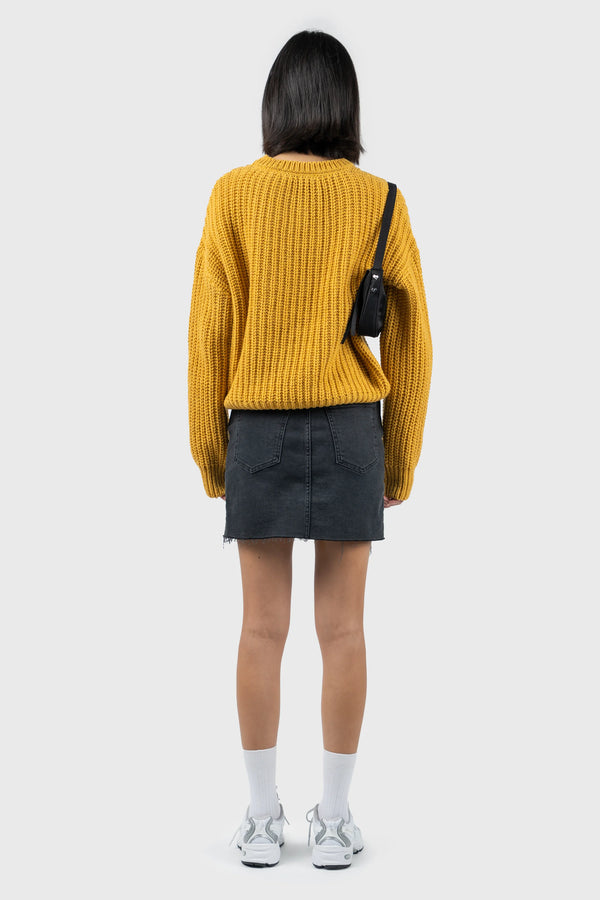 Nu In RECYCLED CHUNKY KNIT SWEATER