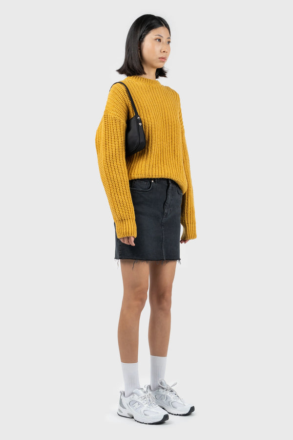 Nu In RECYCLED CHUNKY KNIT SWEATER