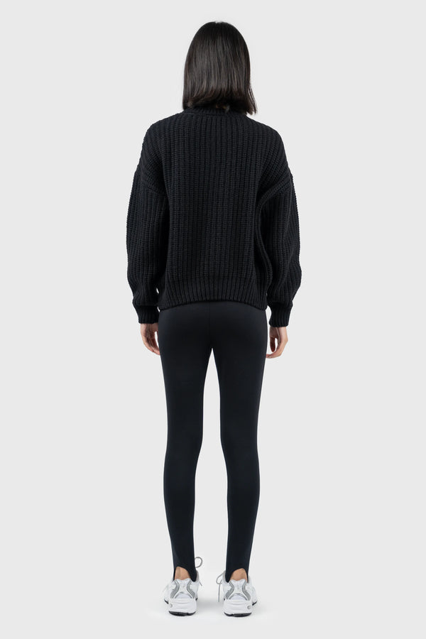 Nu In RECYCLED CHUNKY KNIT SWEATER