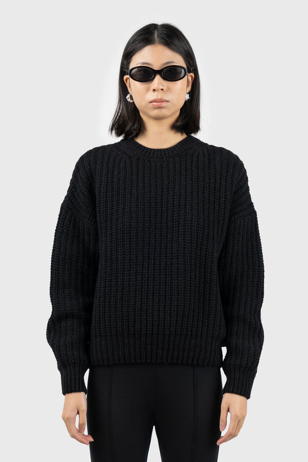 Nu In RECYCLED CHUNKY KNIT SWEATER