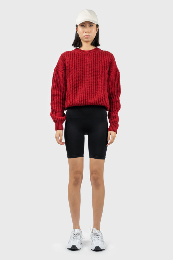 nu in RECYCLED CHUNKY KNIT SWEATER