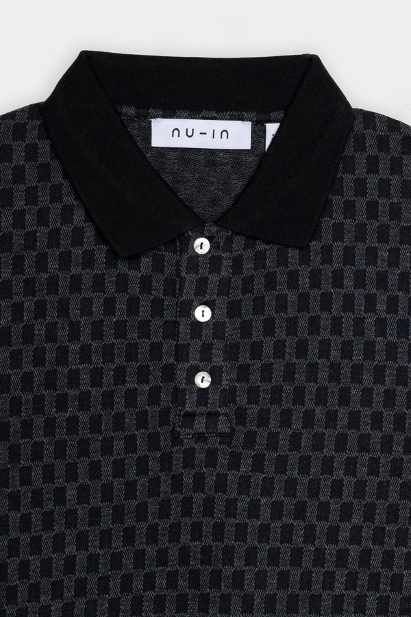 Nu In RELAXED FIT KNITTTED POLO