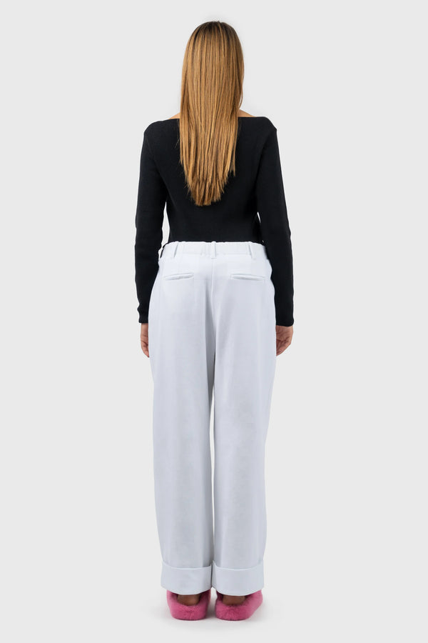 Nu In RIBBED KNIT SWEETHEART NECKLINE TOP