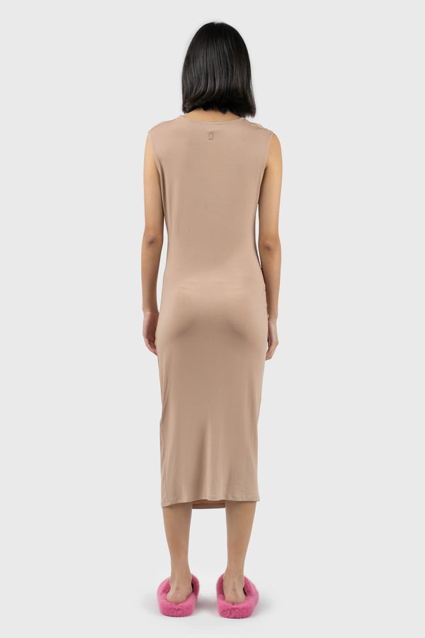 Nu In RUCHED DETAIL MIDI DRESS