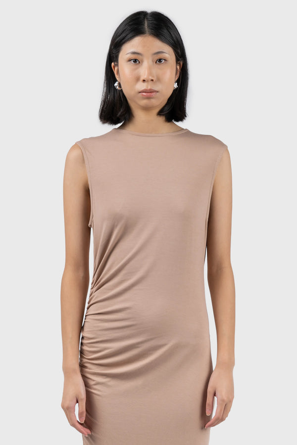 Nu In RUCHED DETAIL MIDI DRESS