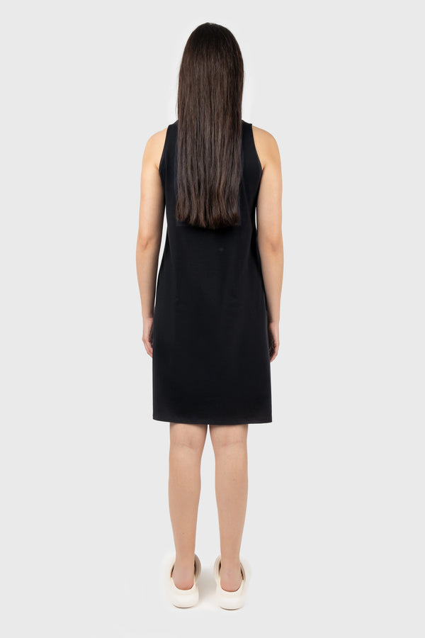 Nu In SCOOP NECK SWING MINI DRESS
