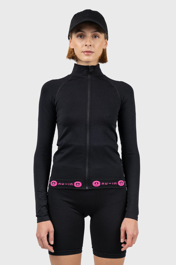 Nu In SEAMLESS ZIP THROUGH LONG SLEEVE JACKET