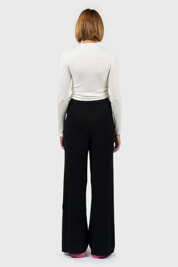 Nu In SIDE DRAWSTRING HIGH NECK TOP