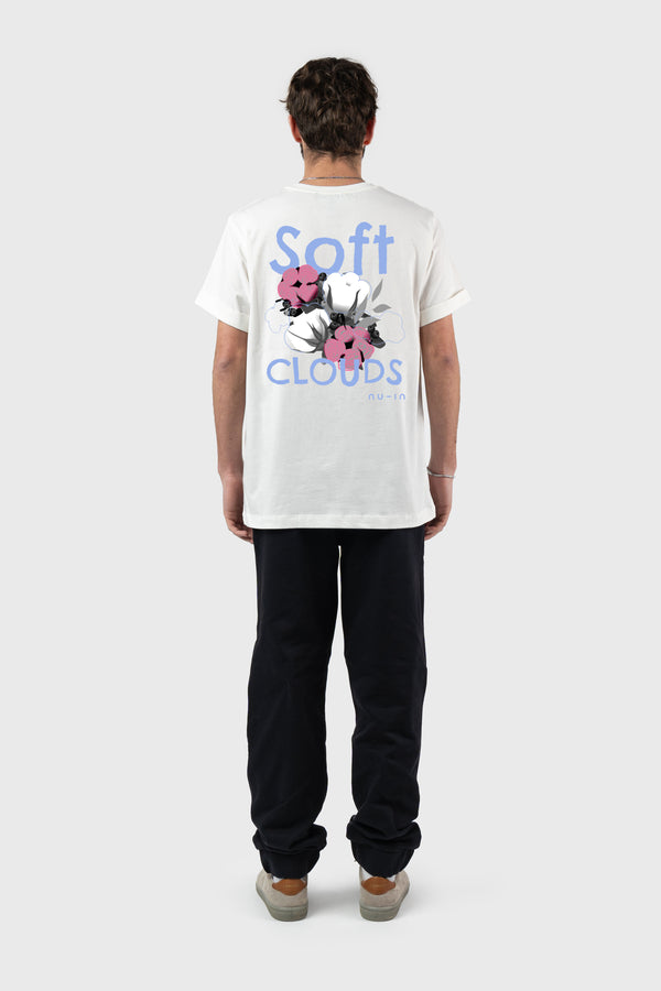 Nu In SOFT CLOUDS ROLL-UP SLEEVES T-SHIRT