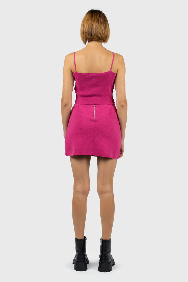 Nu In STRAP DETAIL KNIT CAMI TOP