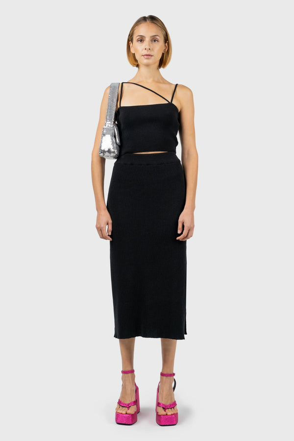 nu in STRAP DETAIL KNIT CAMI TOP