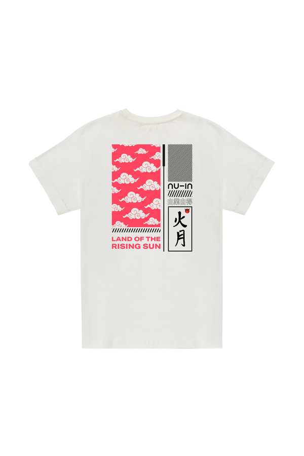 nu in THE RISING SUN ROLL-UP SLEEVES T-SHIRT