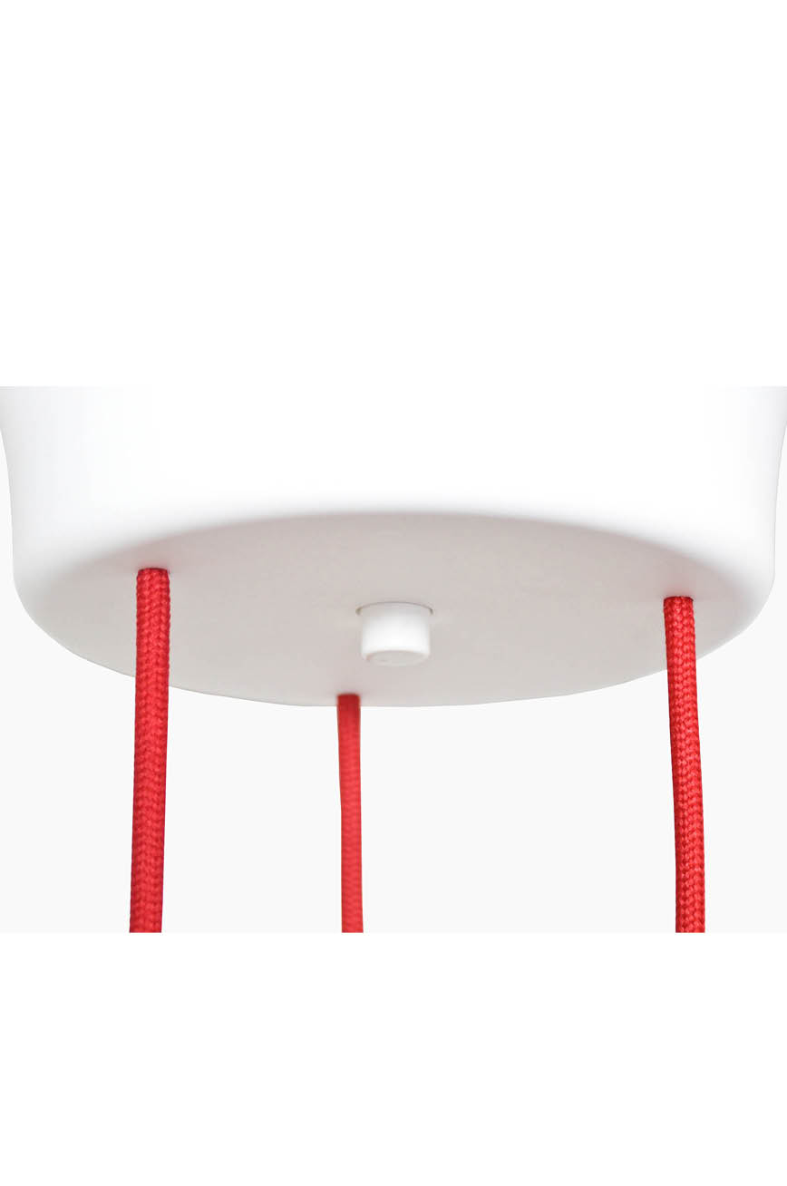 Nud Collection Ceiling Cup Plastic 3-holes