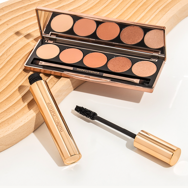 Nude By Nature Absolute Volumising Mascara & Natural Illusion Eye Palette Duo