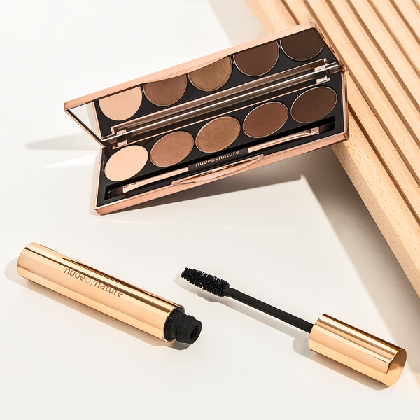 Nude By Nature Absolute Volumising Mascara & Natural Illusion Eye Palette Duo