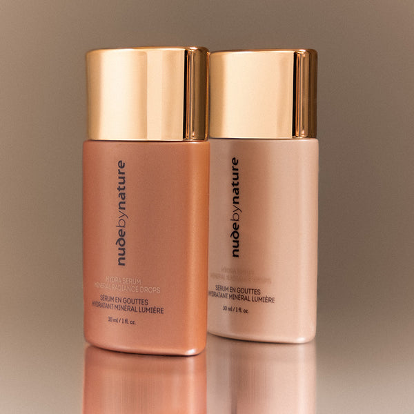 Nude By Nature Hydra Serum Mineral Radiance Drops & Brush Duo