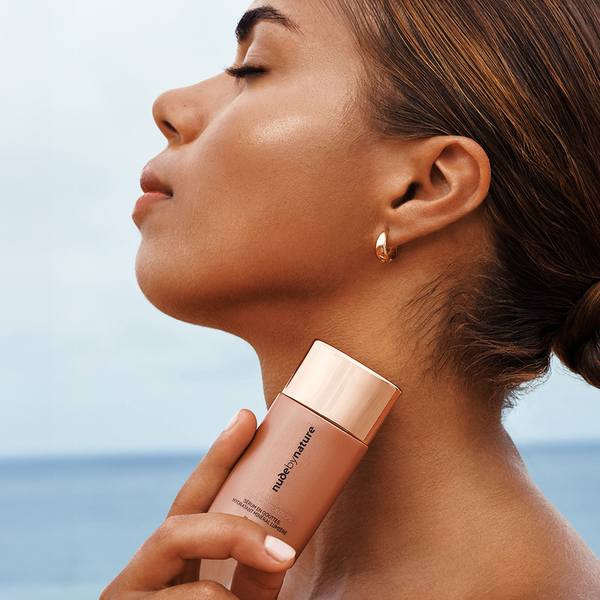 Nude By Nature Hydra Serum Mineral Radiance Drops & Brush Duo