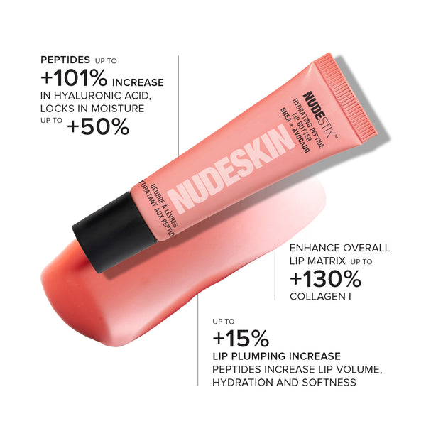 Nudestix Hydrating Peptide Lip Butter Tint Set (3-Piece Kit)