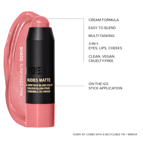 Nudestix Sunkissed Blush & Bronze 3-Piece Mini Kit