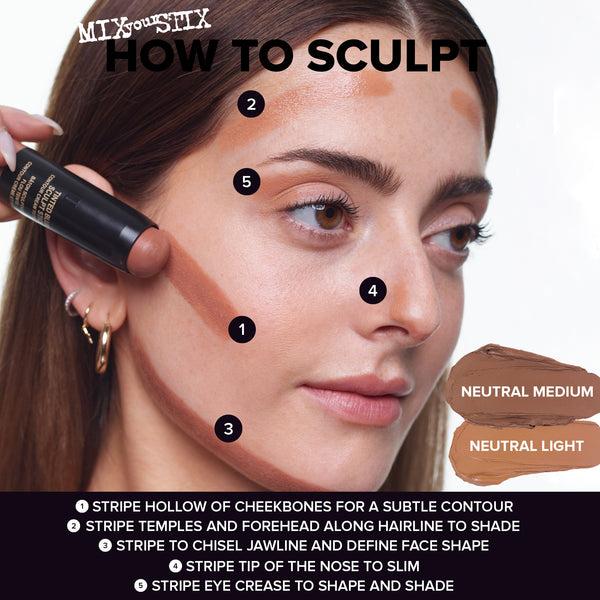 Nudestix Tinted Blur Sculpt Stick - Light