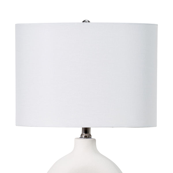 Nuloom 23-inch Contemporary Ceramic Table Lamp White