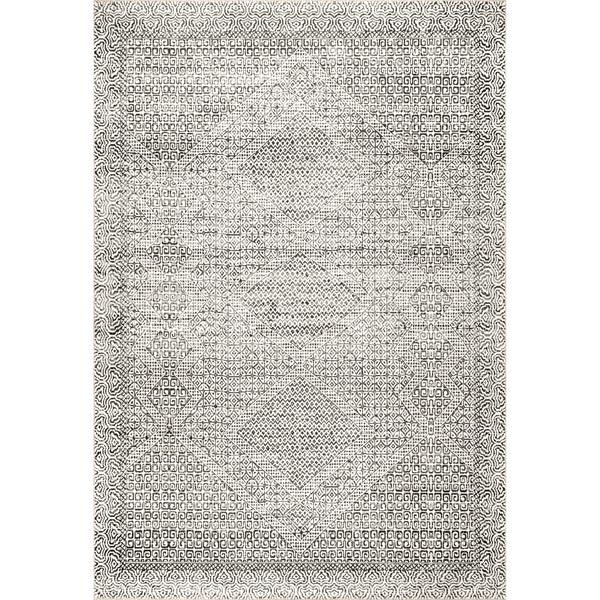 nuloom Abstract Tribal Machine Washable Area Rug Gray
