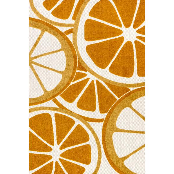 nuloom Adira Orange Slices Indoor/Outdoor Area Rug Orange