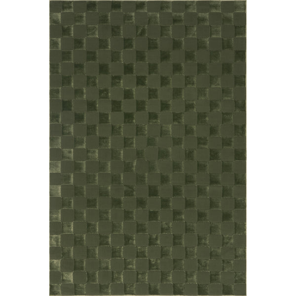 nuloom Alaiya Checkered Machine Washable Area Rug Green