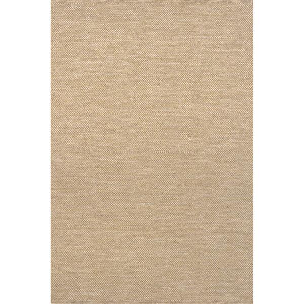 nuloom Alessi Solid Farmhouse Cotton Area Rug Beige