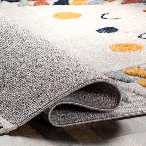 Nuloom Amiah Hedgehog High-Low Kids Tasseled Area Rug Multi