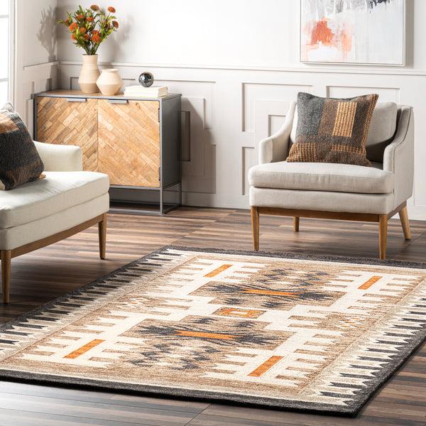 Nuloom Antoinette Southwestern Wool Blend Area Rug Ivory