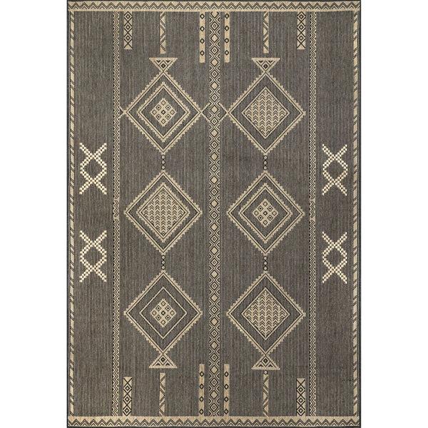 nuloom Aria Tribal Transitional Indoor/Outdoor Area Rug Charcoal